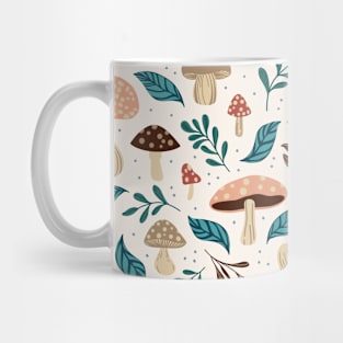 Mushroom Medley, Off-White Mug